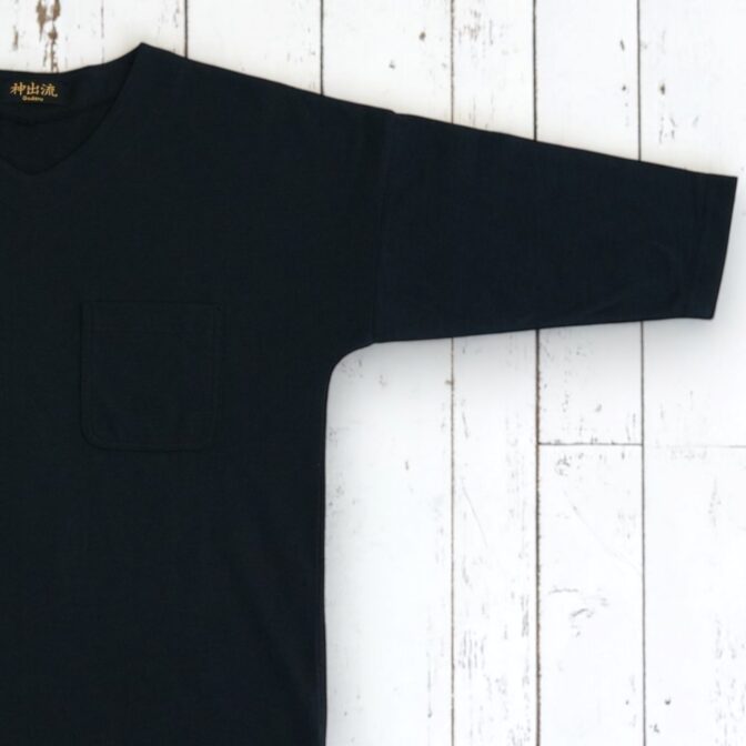 鯉口Tシャツ　鯉口シャツ　Godisru　無地TEE