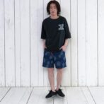 デニム　菊　ジャガードショーツ　JGD　Godisru