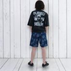 デニム　菊　ジャガードショーツ　JGD　Godisru