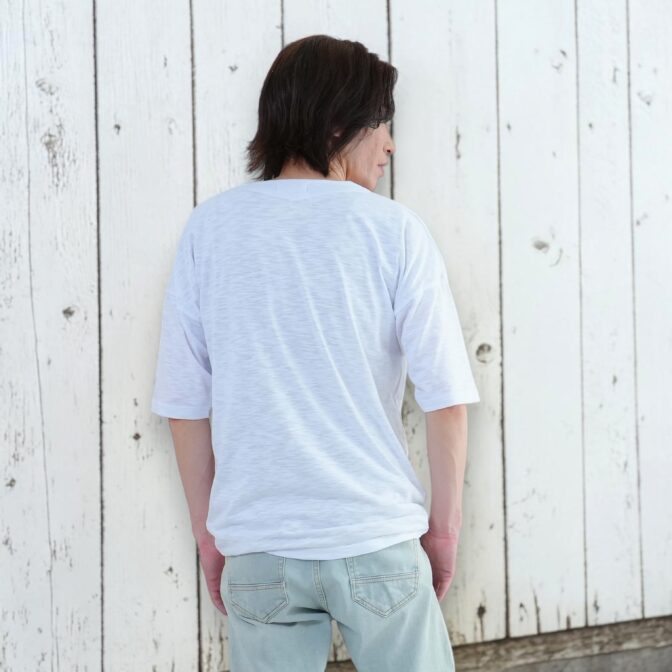 鯉口Tシャツ　鯉口シャツ　Godisru　無地TEE