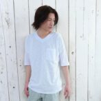 鯉口Tシャツ　鯉口シャツ　Godisru　無地TEE