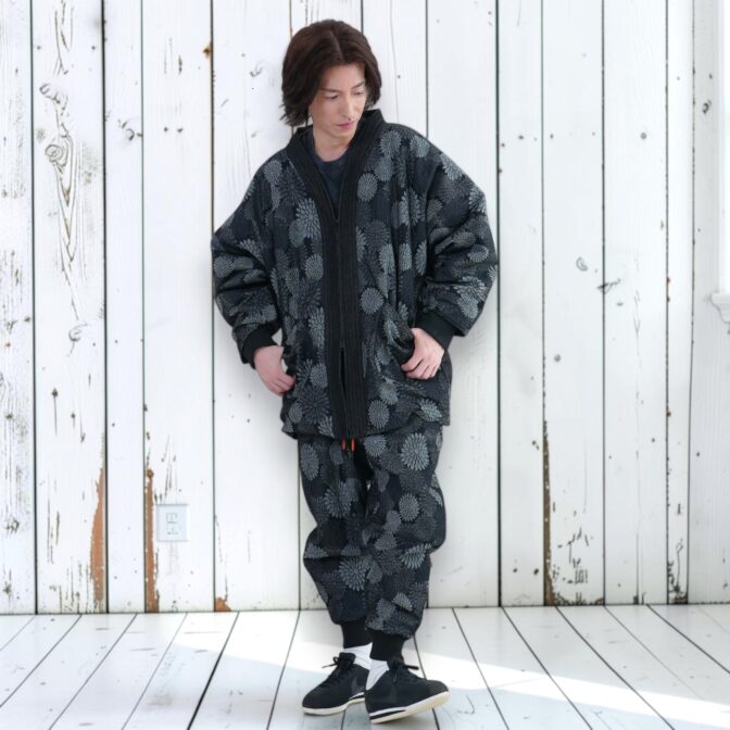 Godisru半纏　半てん　ハンテン　デニム半纏